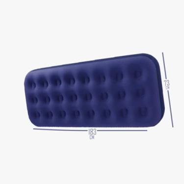 Imagem de Colchão Solteiro Inflável 184x74x22cm PVC 57,6%, Viscose Fibra
