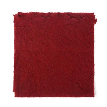 Imagem de SIWOTED Bebê Mohair Cobertor Envoltório Bebê Recém-nascido Infantil Swaddling Envoltório Fotografia Adereços ((vermelha))