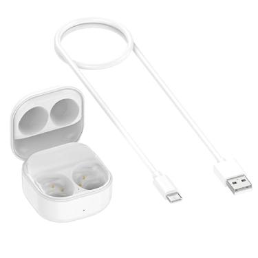 Imagem de Capa de carregamento de fones de ouvido Bluetooth de substituição para fones de ouvido Bluetooth Samsung Galaxy Buds FE SM-R400 com cabo