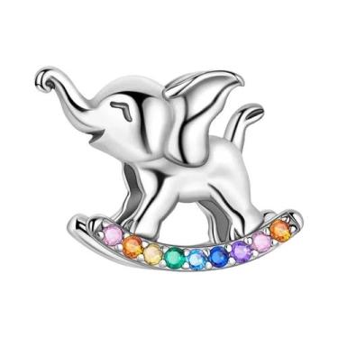 Imagem de Pingentes De Carrossel De Separação Em Cor Prata Para Confecção De Joi