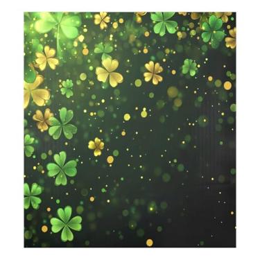 Imagem de CEBUGI Capa magnética decorativa de trevo de quatro folhas para lava-louças 58 x 66 cm decalque de painel de geladeira para decoração de cozinha doméstica