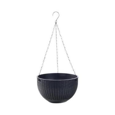 Imagem de Vaso De Plástico Suspenso Estilo Europeu Com Padrão De Favo De Mel Imi