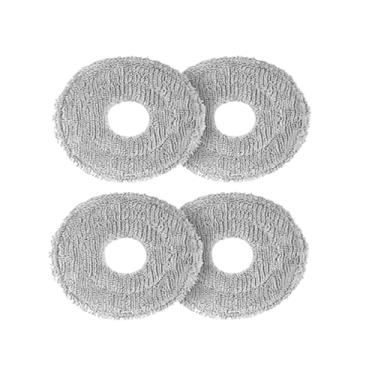 Imagem de Compatível com Dreame Bot L20 Ultra / X20 Pro Acessórios Filtro de escova lateral principal Mop Saco de pó Peças sobressalentes de aspirador de pó opcionais(Mop 4pc)