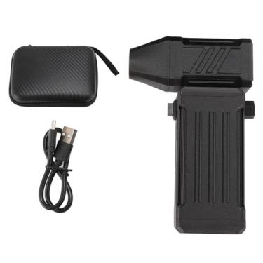 Imagem de Jopwkuin Espanador de Ar de Limpeza Eficiente Pequeno Portátil do Ventilador do Jato para o Equipamento Exterior Apropriado Pc Teclado Carro, Jogo da Liga de Alumínio