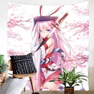 Imagem de Tapeçaria Honkais Impacts Anime Manga Design H 113x150cm