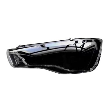 Imagem de Compatível com audi a1 2011 2012 2013 2014 frente farol do carro capa lente escudo abajur máscara de luz do farol(Right)