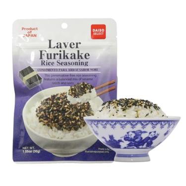 Imagem de Tempero Japonês Furikake Laver com Alga Nori e Gergelim Sem Conservantes Para Arroz Onigiri Saladas Versátil Natural Pronto para Consumo 30g Importado do Japão