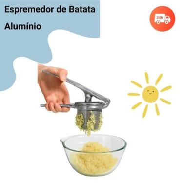 Imagem de Espremedor Amassador de Batatas Purê e Legumes Alho Alumínio - Estilo 