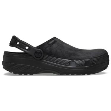 Imagem de Sandália Crocs Classic Crafted Velvet Clog Black-Feminino