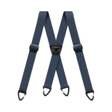 Imagem de Suspensórios Masculinos Reforçados Ajustáveis Com Elástico 4,0 Cm De L