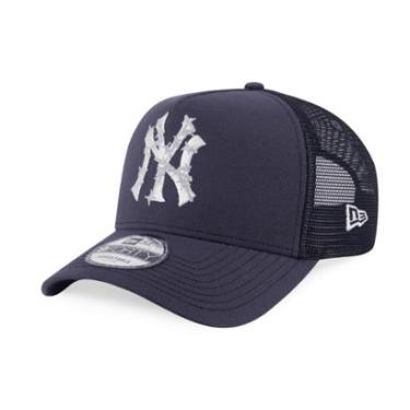 Imagem de Boné New Era 9FORTY A-Frame Trucker Street Graphic New York Yankees MLB-Masculino