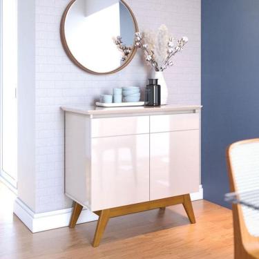 Imagem de Aparador Para Sala Buffet Ambiente Classic 2 Portas Off White - Imcal