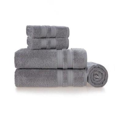 Imagem de Jogo de Toalhas / Banho Gigante em Algodão 5 Peças Unika - Karsten, UR