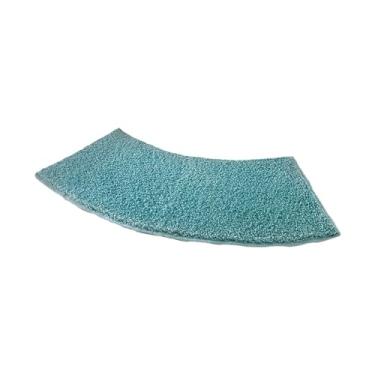 Imagem de DimyFew Tapete de Banho Curvo para Chuveiro, Tapete Antiderrapante para Banheiro, Tapete para Chão, Tapete para Banheira, Tapete Antiderrapante para Banheiro, Azul