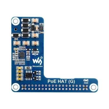 Imagem de HAT PoE Para Raspberry Pi 5 5V 5A Power over Ethernet HAT Suporta Padr