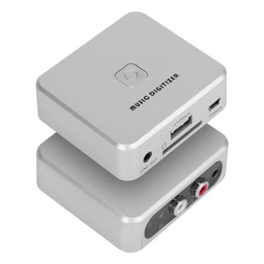 Imagem de Luqeeg Digitalizador de Música Conversor MP3 de 128 Kbps para Música Analógica para Disco U/Cartão SD, Digitalizador de Remoto para Som Surround Estéreo, Caixa de Captura de áudio para Reprodução