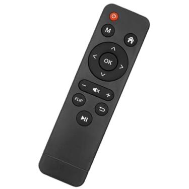 Imagem de RANETLIO Controle remoto de substituição M8 compatível com Wimius K2, ClokoWe M8, CiBest W13, DBPOWER T20 PJ0703, ARTSEA W25, Blitzwolf BW-VP10, Mirval 1080P mini projetor remoto portátil