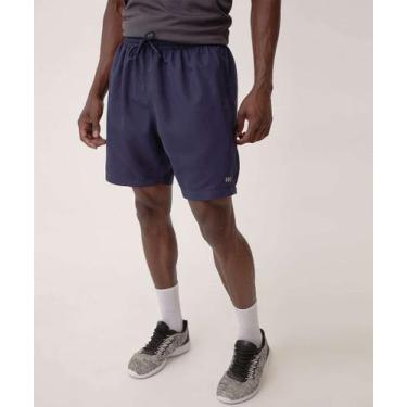 Imagem de Bermuda Masculina Fitness Microfibra Básica MR Azul-04030, Azul marinh