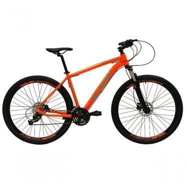Imagem de Bicicleta Aro 29 Ksw Xlt Alumínio 24v Câmbios Shimano Garfo Com Trava No Ombro - Laranja Tam.15