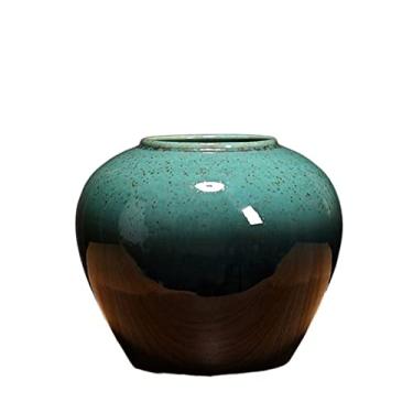 Imagem de Vasos de cerâmica modernos, decorações, mobiliário doméstico, estilo chinês, sala de estar, arranjos de flores secas, hidroponia, plantas verdes, vasos de flores centros de mesa (pequeno)