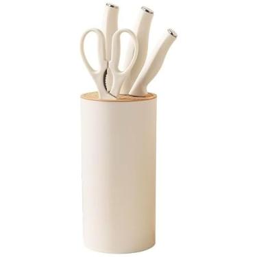 Imagem de Conjunto de Facas de Aço Inoxidável Profissionais para Cozinha, 4 Peças com Tesouras