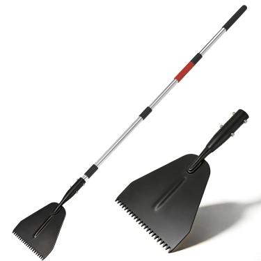 Imagem de Raspador de gelo com borda de dente de serra - Picador de gelo resistente para garagem, calçada, lâmina serrilhada para ferramenta de quebra de gelo, remoção sem esforço de gelo grosso, cortador de