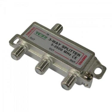 Imagem de Divisor Satélite 1/3 5-2400 Mhz Genérico - Pct / 10