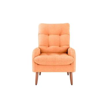 Imagem de Poltrona Para Descanço Confortável Premium Nantes Matrix Boucle Mostarda