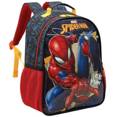 Imagem de Mochila Homem Aranha Oficial 2025 Escolar Marvel Xeryus
