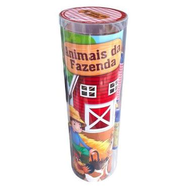 Imagem de Livro - Tubo histórias para colorir - Animais da fazenda