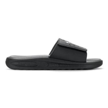 Imagem de Chinelo rider slide masculino r soft plus 12529, Preto, Cinza, 41