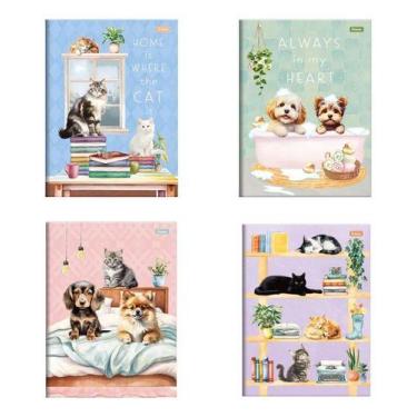 Imagem de Cadernos Brochura 80 Folhas Fur Friends Foroni Sortidos