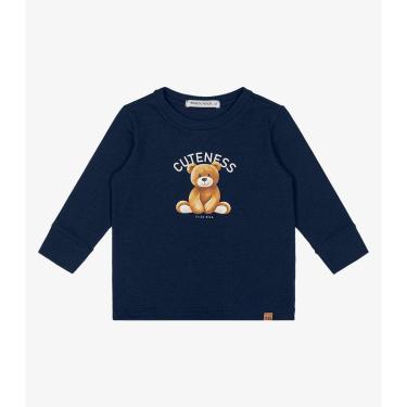 Imagem de Camiseta Infantil Manga Longa Trick Nick Azul-Masculino