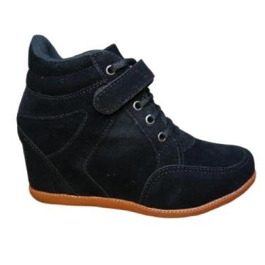 Imagem de Tênis Sneaker Ana Lucia - Tênis Com Salto 2000, Preto, 36