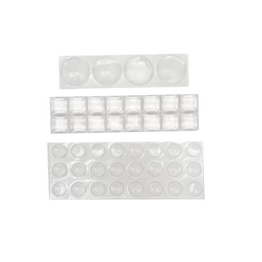 Imagem de Adesivo Protetor Casual Home Z36901110-2 44 Unidades Transparente PVC