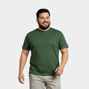 Imagem de Camiseta Masculina Plus Size 100% Algodão Tamanho Grande Especial Medson-Masculino