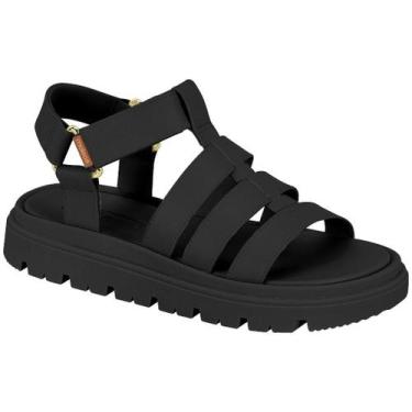 Imagem de Sandalia Papete Moleca Feminina Casual Plataforma AranhaTratorada 5504