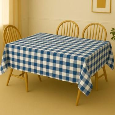 Imagem de Toalha De Mesa Termica Chessmate Azul Rolo 1,40x30m Vinil PVC - Plast.