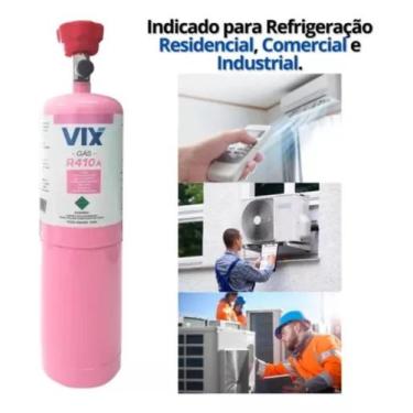 Imagem de Gás Fluído Refrigerante R410A Lata 750g HULTER - COM VALVULA - Vix