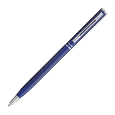 Imagem de Caneta Crown Hawai Esferográfica Externo Azul Tinta Azul