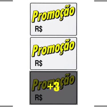 Imagem de Combo 6 Placas De Sinalização Promoção 30x20 Acesso - P-20 F9e