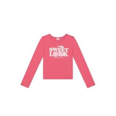 Imagem de Blusa infantil menina em malha Brandili-Feminino