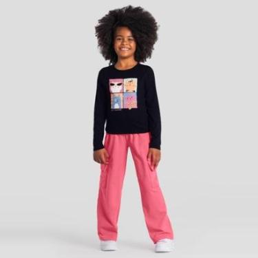 Imagem de Blusa infantil menina em malha Brandili-Feminino