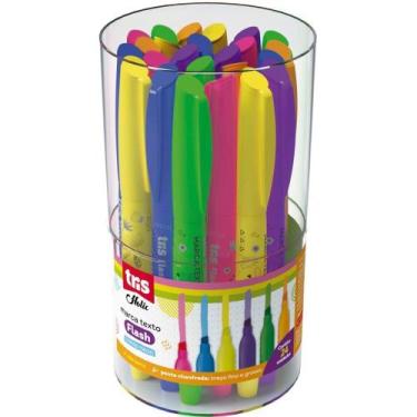 Imagem de Caneta Marca Texto TRIS FLASH 6 Cores Neon POTE-24 - Summit