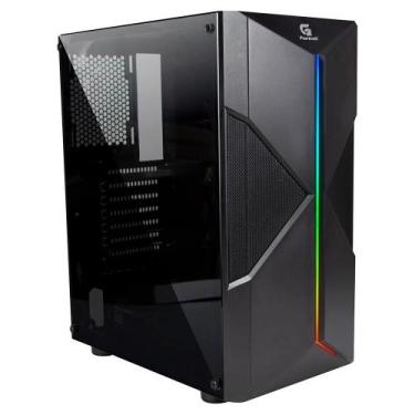 Imagem de Gabinete Gamer Fortrek Holt RGB S/Fan Lateral Em Acrílico - 70571