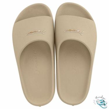 Imagem de Chinelo Rider Drip Slide Masculino Conforto Novidade, Bege, 42