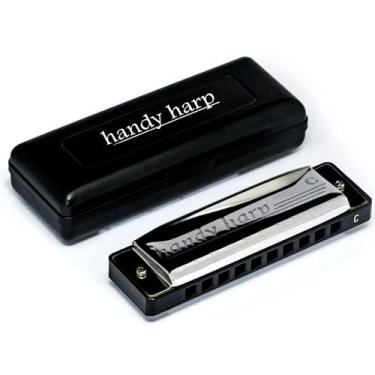Imagem de Gaita Hering Diatônica Handy Harp C Dó 4120c Com Case