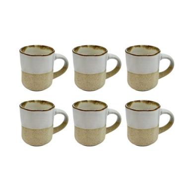 Imagem de Conjunto 6 Xícaras de Café em Cerâmica 100ml ES0003 BTC
