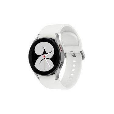 Imagem de Samsung Galaxy Watch4 (Bluetooth) 1.2" caixa 40mm de alumínio white, p