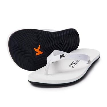 Imagem de Chinelo Sandália Kenner Summer Branco/Preto, 37